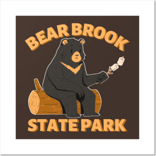 Bear Brook State Park Camping Bear Posters and Art